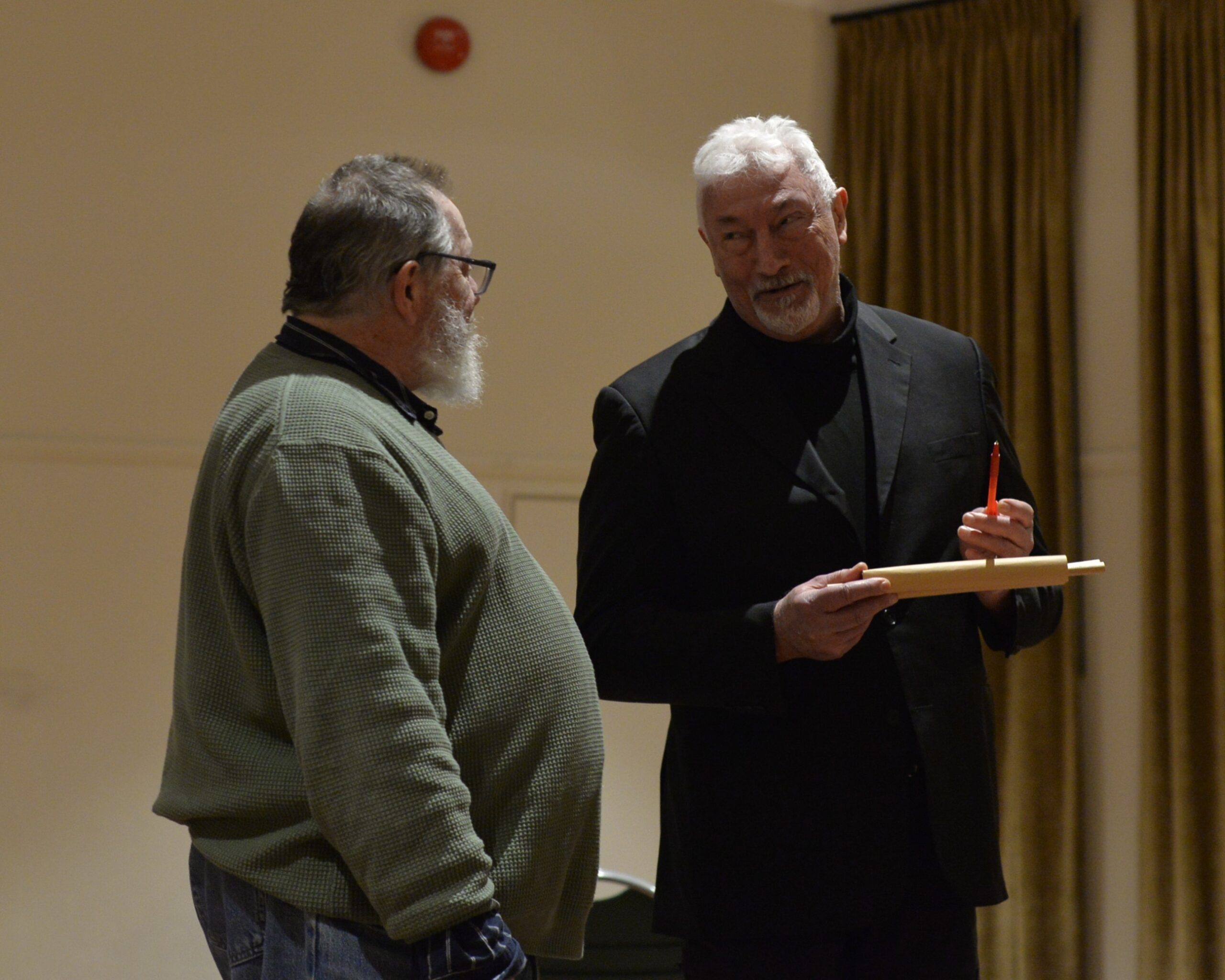 Tick Tock rehearsal Simon Neale